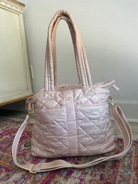 Oliver Thomas Maxed Out Wander Lust Tote in Petal Pink